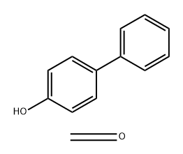 Formaldehyde, polymer with [1,1'-biphenyl]-4-ol Struktur