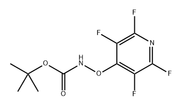 tert-Butyl (perfluoropyridin-4-yl)oxycarbamate Struktur