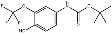 (4-羟基-3-(三氟甲氧基)苯基)氨基甲酸叔丁酯, 2591609-50-4, 结构式