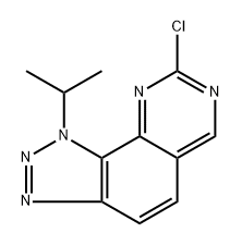 8-Chloro-1-isopropyl-1H-[1,2,3]triazolo[4,5-h]quinazoline Struktur