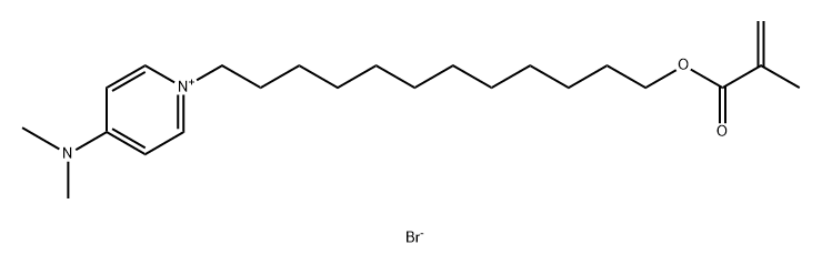 4-(dimethylamino)-1-[12-[(2-methyl-1-oxo-2-propen-1-yl)oxy]dodecyl]- 化学構造式
