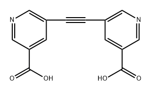 1,2-bis (5-carboxy-3-pyridyl) acetylene Structure