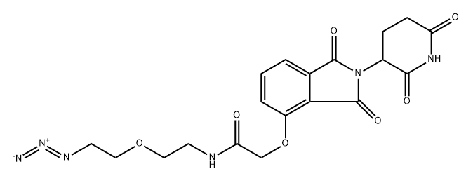 萨力多胺-O-AMIDO-一聚乙二醇-叠氮 结构式