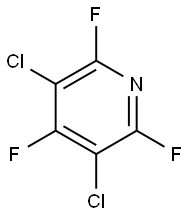 3,5-dichloro-2,4,6-trifluopyridine 化学構造式