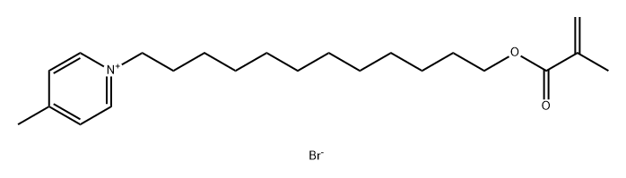 4-methyl-1-[12-[(2-methyl-1-oxo-2-propen-1-yl)oxy]dodecyl]- Structure