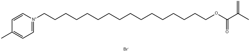 4-methyl-1-[16-[(2-methyl-1-oxo-2-propen-1-yl)oxy]hexadecyl]- Struktur