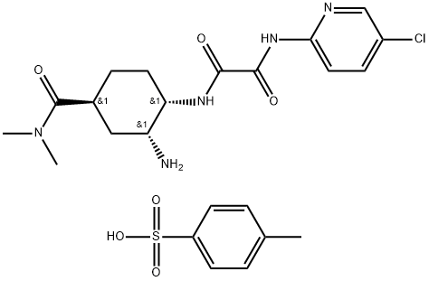 Edoxaban Impurity 4 p-Toluenesulfonate Salt Structure
