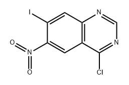 4-chloro-7-iodo-6-nitro-quinazoline Structure