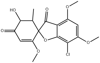 (+)-5-Hydroxygriseofulvin Structure