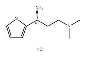 (3R)-3-amino-3-(thiophen-2-yl)propyl]dimethylami
ne dihydrochloride Structure