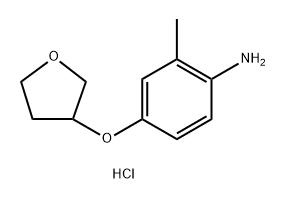 2613384-24-8 2-methyl-4-(oxolan-3-yloxy)aniline hydrochloride