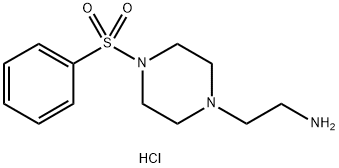 2-[4-(benzenesulfonyl)piperazin-1-yl]ethan-1-amin
e dihydrochloride 结构式