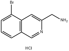 1-(5-bromoisoquinolin-3-yl)methanamine
hydrochloride Structure
