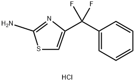 4-[difluoro(phenyl)methyl]-1,3-thiazol-2-amine
hydrochloride,2613388-27-3,结构式