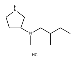 N-methyl-N-(2-methylbutyl)pyrrolidin-3-amine
dihydrochloride,2613388-97-7,结构式