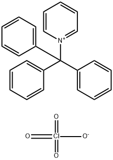 Pyridinium, 1-(triphenylmethyl)-, perchlorate (1:1) 化学構造式