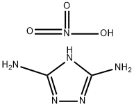 1H-1,2,4-三唑-3,5-二胺硝酸 结构式