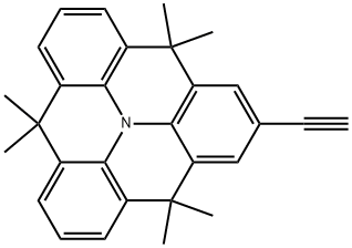 2-ethynyl-4,4,8,8,12,12-hexamethyl-8,12-dihydro-4H-benzo[9,1]quinolizino[3,4,5,6,7-defg]acridine Structure