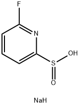 6-氟吡啶-2-亚磺酸钠,2622208-84-6,结构式