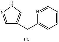 2-((1H-Pyrazol-4-yl)methyl)pyridine dihydrochloride Structure