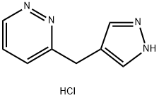 3-((1H-pyrazol-4-yl)methyl)pyridazine dihydrochloride Structure