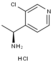 (S)-1-(3-Chloropyridin-4-yl)ethan-1-amine hydrochloride Structure