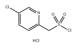 (5-chloropyridin-2-yl)methanesulfonyl chloride hydrochloride,2624135-14-2,结构式