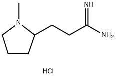 3-(1-methylpyrrolidin-2-yl)propanimidamide dihydrochloride Struktur