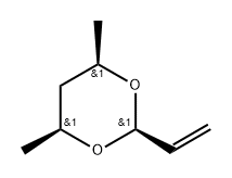 2α-Ethenyl-4α,6α-dimethyl-1,3-dioxane Structure
