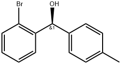 Benzenemethanol, 2-bromo-α-(4-methylphenyl)-, (αS)- 结构式