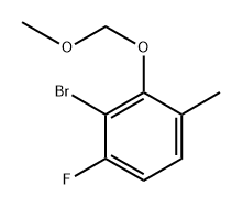 2-Bromo-1-fluoro-3-(methoxymethoxy)-4-methylbenzene Struktur