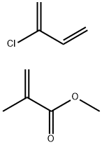 2-Propenoic acid,2-methyl-,methyl ester,polymer with 2-chloro-1,3-butadiene|2-甲基丙烯酸甲酯与2-氯-1,3-丁二烯的聚合物