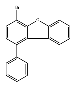 4-溴-1-苯基二苯并呋喃,2626916-45-6,结构式