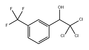 2,2,2-Trichloro-1-(3-(trifluoromethyl)phenyl)ethanol 结构式