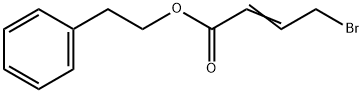 2-Phenylethyl 4-bromo-2-butenoate Structure