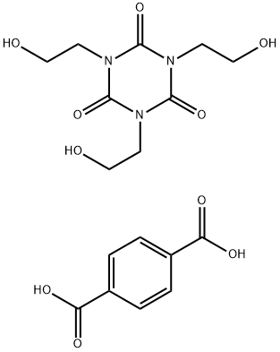 1,4-Benzenedicarboxylic acid polymer with 1,3,5-tris(2-hydroxyethyl)- 1,3,5-triazine-2,4,6(1H,3H,5H)-trione,26337-62-2,结构式