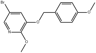 5-溴-2-甲氧基-3-((4-甲氧基苄基)氧基)吡啶, 2636671-51-5, 结构式