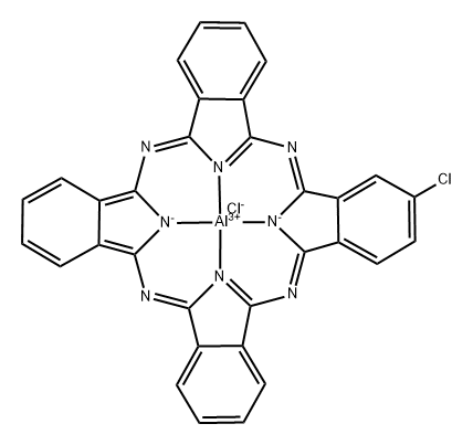 CHLOROALUMINUM CHLOROPHTHALOCYANINE Structure