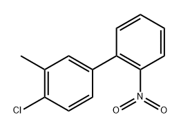 1,1'-Biphenyl,4'-chloro-3'-methyl-2-nitro- Structure