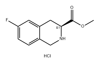 2639379-66-9 methyl (3S)-6-fluoro-1,2,3,4-tetrahydroisoquinoline-3-carboxylate hydrochloride