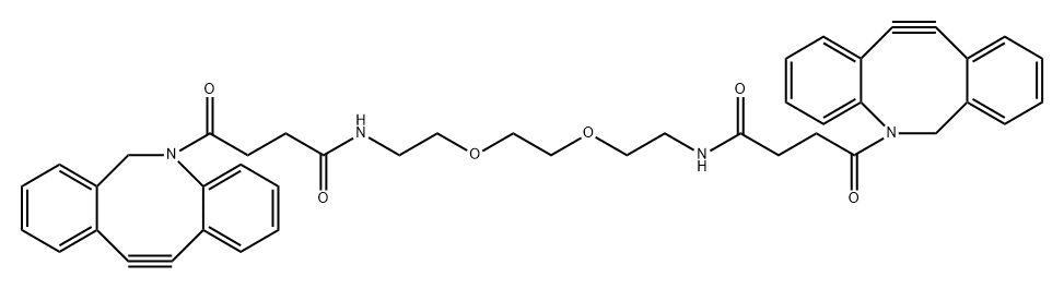 二苯并环辛炔-二聚乙二醇-二苯并环辛炔 结构式