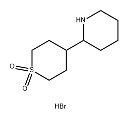 4-(piperidin-2-yl)-1lambda6-thiane-1,1-dione hydrobromide 结构式