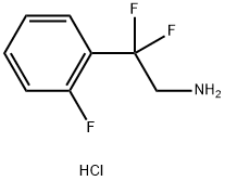 2,2-二氟-2-(2-氟苯基)乙胺(盐酸盐), 2639415-31-7, 结构式