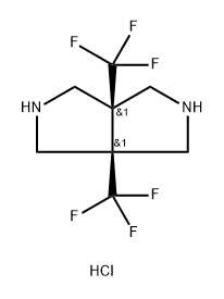 2639443-55-1 rac-(3as,6as)-3a,6a-bis(trifluoromethyl)-octahydropyrrolo[3,4-c]pyrrole dihydrochloride, cis