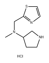 N-methyl-N-[(1,3-thiazol-2-yl)methyl]pyrrolidin-3-amine dihydrochloride|