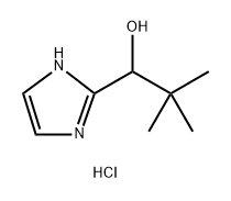 1-(1H-imidazol-2-yl)-2,2-dimethylpropan-1-ol hydrochloride Structure