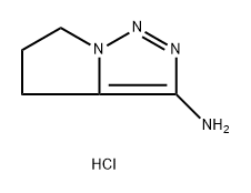 4H,5H,6H-pyrrolo[1,2-c][1,2,3]triazol-3-amine
hydrochloride 化学構造式