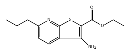 Ethyl 3-amino-6-propylthieno[2,3-b]pyridine-2-carboxylate Structure
