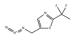 5-(azidomethyl)-2-(1,1-difluoroethyl)-1,3-thiazole,2639453-40-8,结构式