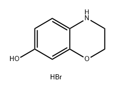 3,4-dihydro-2H-1,4-benzoxazin-7-ol hydrobromide 结构式